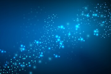 Big Data Visualization Background. Modern futuristic virtual abstract background. Science network pattern, connecting lines and dots. Global network connection .