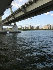 Fototapeta premium bridge over the river thames
