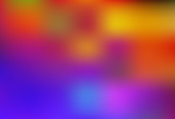 Light Pink, Yellow vector colorful blur background.