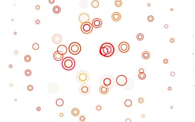 Light Red vector layout with circle shapes.