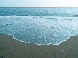 神奈川県大磯町　大磯こゆるぎの浜の風景