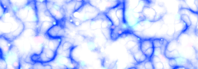 multicolor ink in water.Creative slow motion. On a white background.