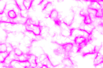 multicolor ink in water.Creative slow motion. On a white background.