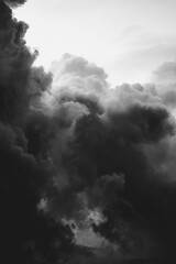 bw clouds sky