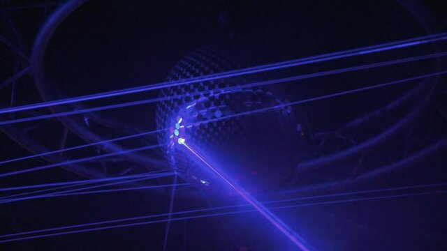mirror ball and laser light 4