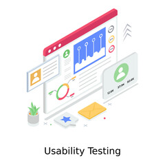 
Design of usability testing in modern vector 
