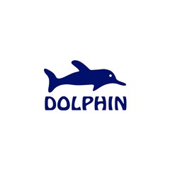 Dolphin Logo Vector Simple Templates Animal