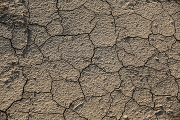 background of cracked dry ground