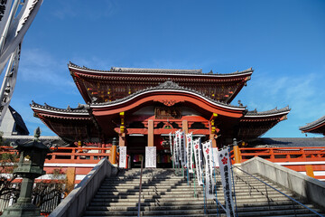 NAGOYA, JAPAN - December 05, 2015: : Osu Kannon temple in Nagoya, Japan