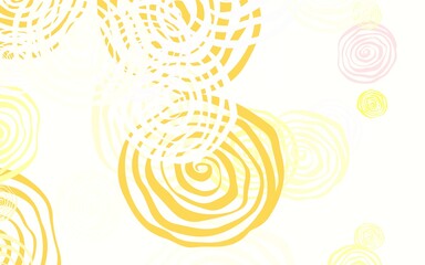 Light Red, Yellow vector natural backdrop with roses.