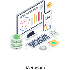 
A design of metadata in editable vector, data storage vector 
