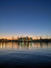 Obraz premium sunset at the pier
