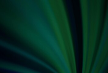 Dark Green vector colorful blur backdrop.