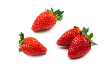 Strawberry. Fresh berries macro.
