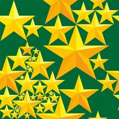 Seamless abstract pattern with five-pointed stars. Holiday pattern. High quality seamless realistic texture.