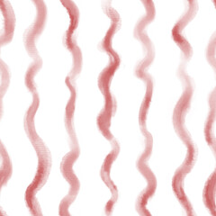 Watercolor abstract boho ethnic seamless pattern