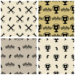 cute cartoon seamless pattern print surface design illustration