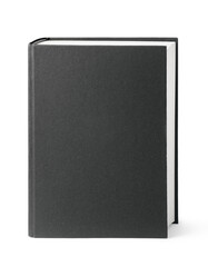 A black book isolated on white background