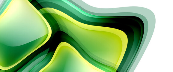 Circles and bubbles abstract background. Fluid liquid round shapes for web banner, app or poster