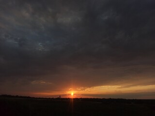 time lapse sunset
