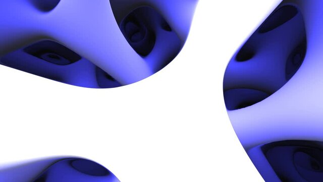 Moving Organic Abstract Inner Space Body Cells Aorta Bone Structure