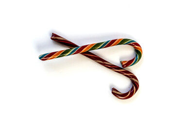 Candy Cane, isolate, design element for christmas