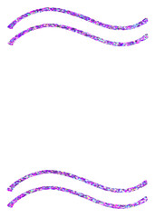 Frame of Purple Glitter frame