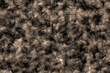 Natural chalk stones background. Chalk is a soft, white, porous, sedimentary carbonate rock, a form of limestone composed of the mineral calcite. Rock forms from the ooze. Mining concept