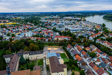 Speyer aus der Luft Luftbild Speyrer Luft Dom zu Speyer