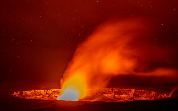 volcano crater kilauea