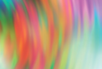 Light Multicolor vector blurred bright pattern.