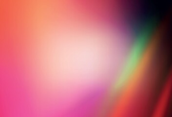 Light Red, Yellow vector blurred shine abstract texture.