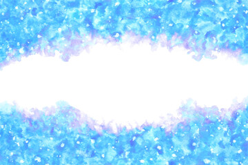 氷 雪 ブルー クリスマス 水彩 背景
