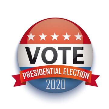 Vote Presidential Election USA Button