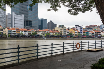 Fototapeta premium View seen from Singapore River