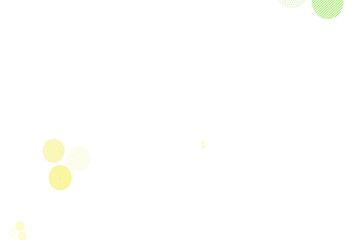 Light Green, Yellow vector texture with disks.