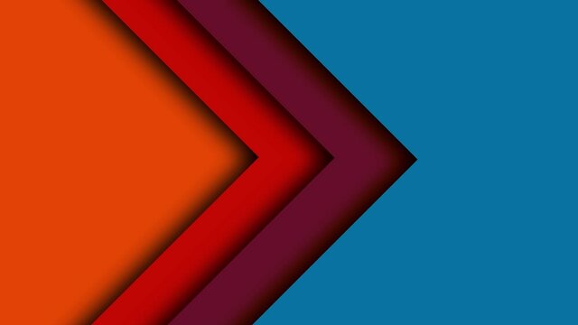 Horizontal Colorful Wipe Arrows Transitions With Slideshow. Suitable for advertising or presentations, news or products in various media such as social media, web TV, or video media.
