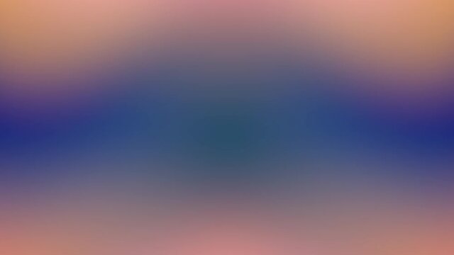 4K looping orange yellow purple blue abstract moving slideshow multi color background video with blur effect. Abstract holographic concept in motion style. Live wallpaper loop.
