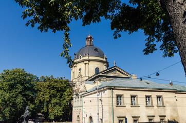 Lviv City Old Architecture in the autumn season