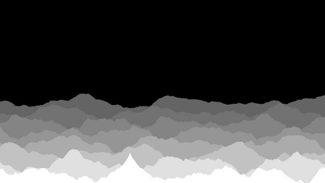 Subtle Mask Cloud Landscape Layers of Rough Roughened Edges Mask