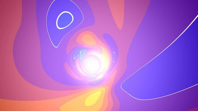 Tunnel of Pastle Bright Stunning Lovely Nice Warm Light Pipe