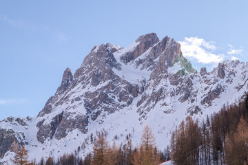 Dolomiti Italy Mountains. Sky Sun Dolomites