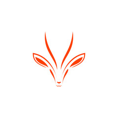 this is a deer logo .