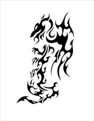 chinese dragon four of the big collection ethnic tattoo symbol sticker