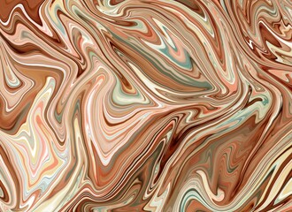 Agate looking abstract digital background in natural brown and beige colors 