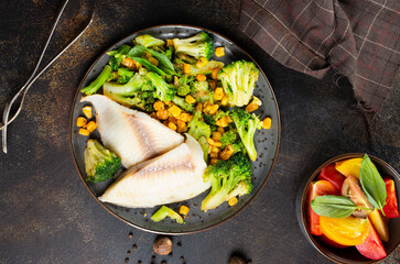 fish with vegetables