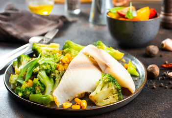 fish with vegetables