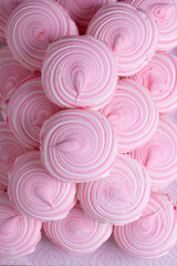 pink sweet marshmallows