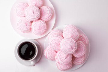 pink sweet marshmallows