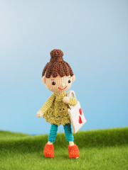 あみぐるみ人形　ファミリー